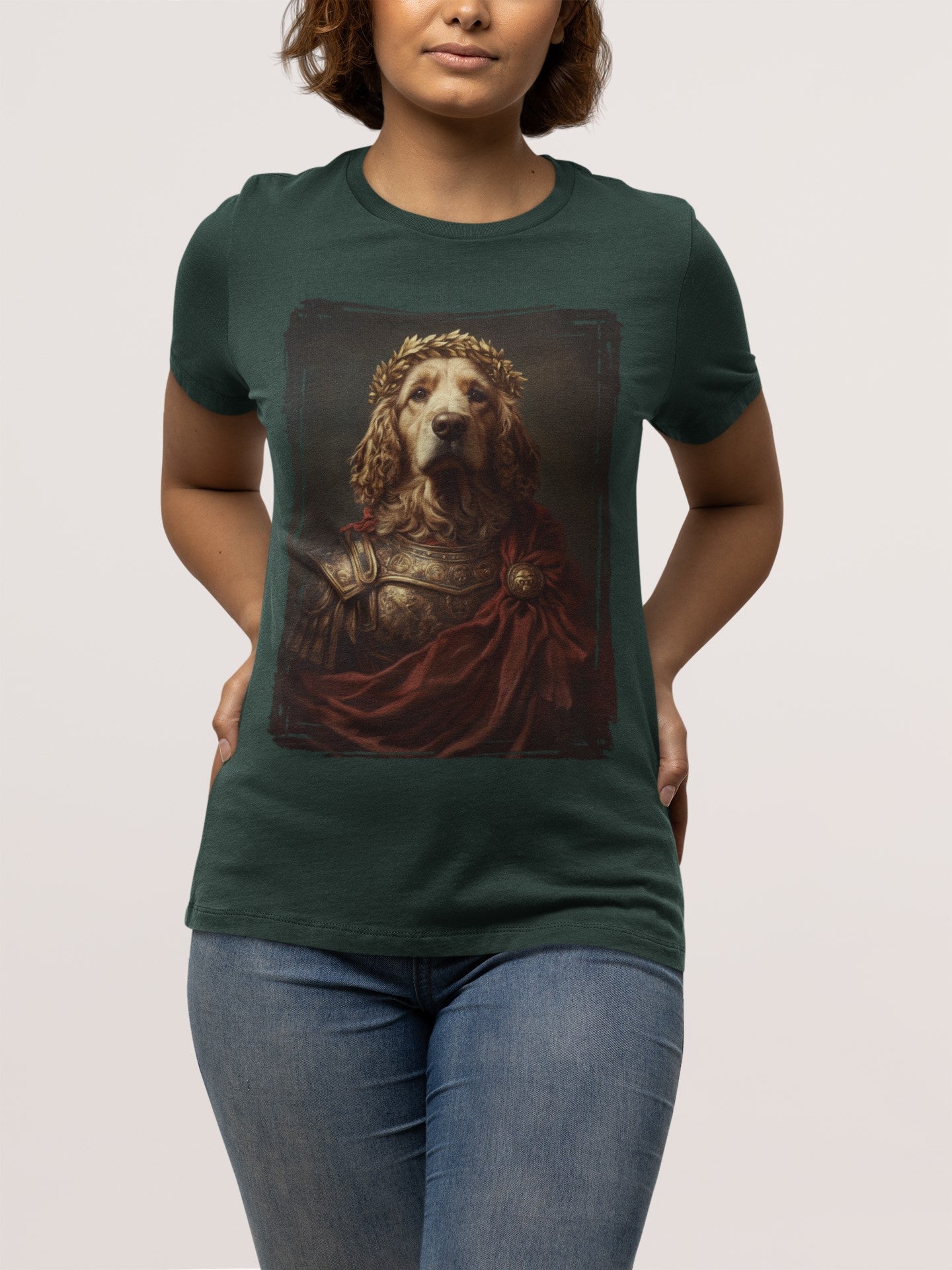 Cocker Spaniel Roman Emperor Graphic Tee