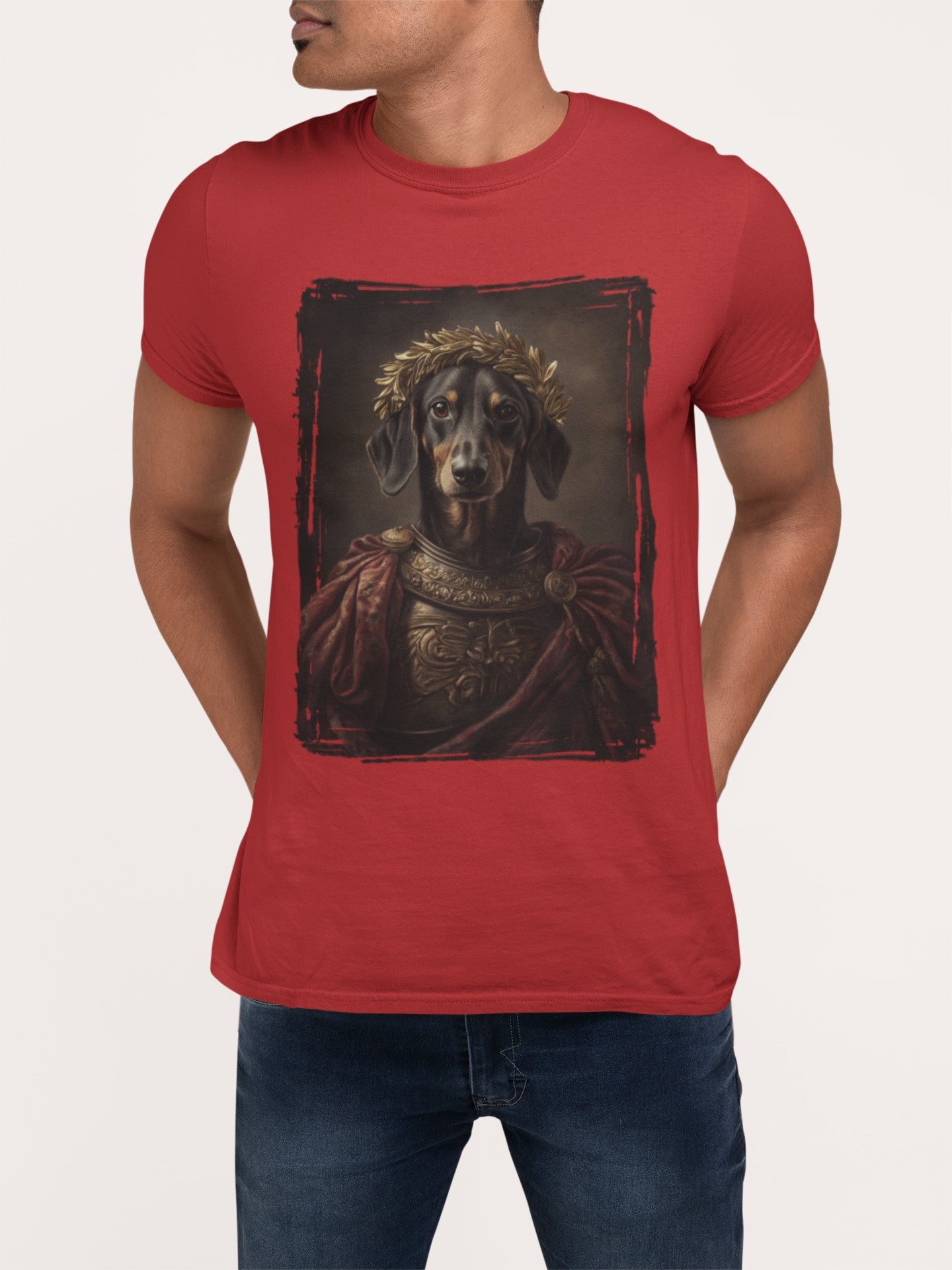Dachshund Roman Emperor Graphic Tee