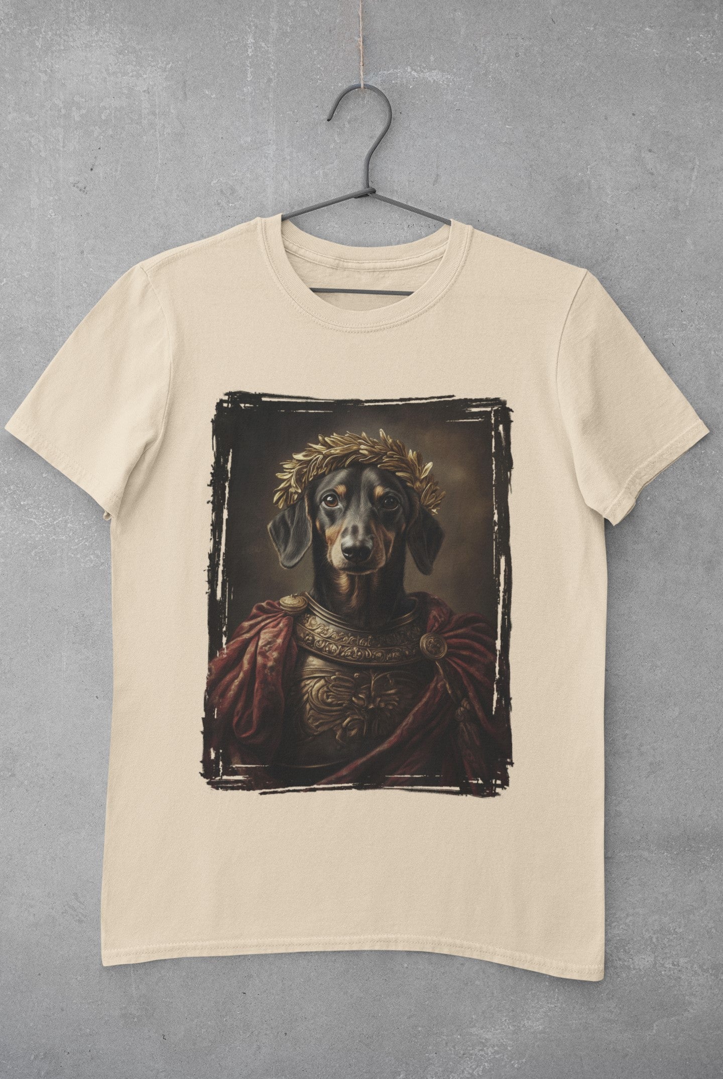Dachshund Roman Emperor Graphic Tee