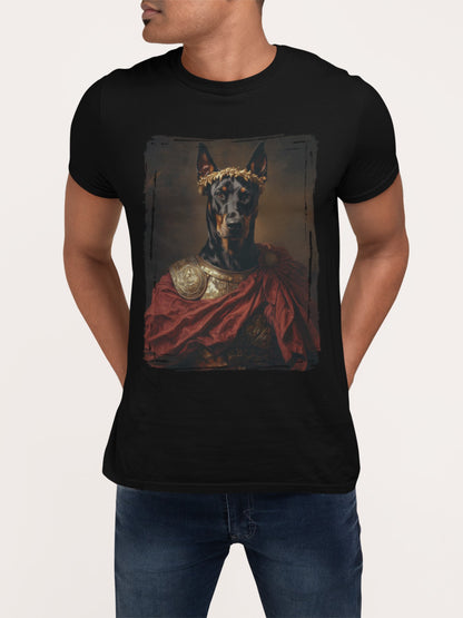Doberman Pinscher Roman Emperor Graphic Tee
