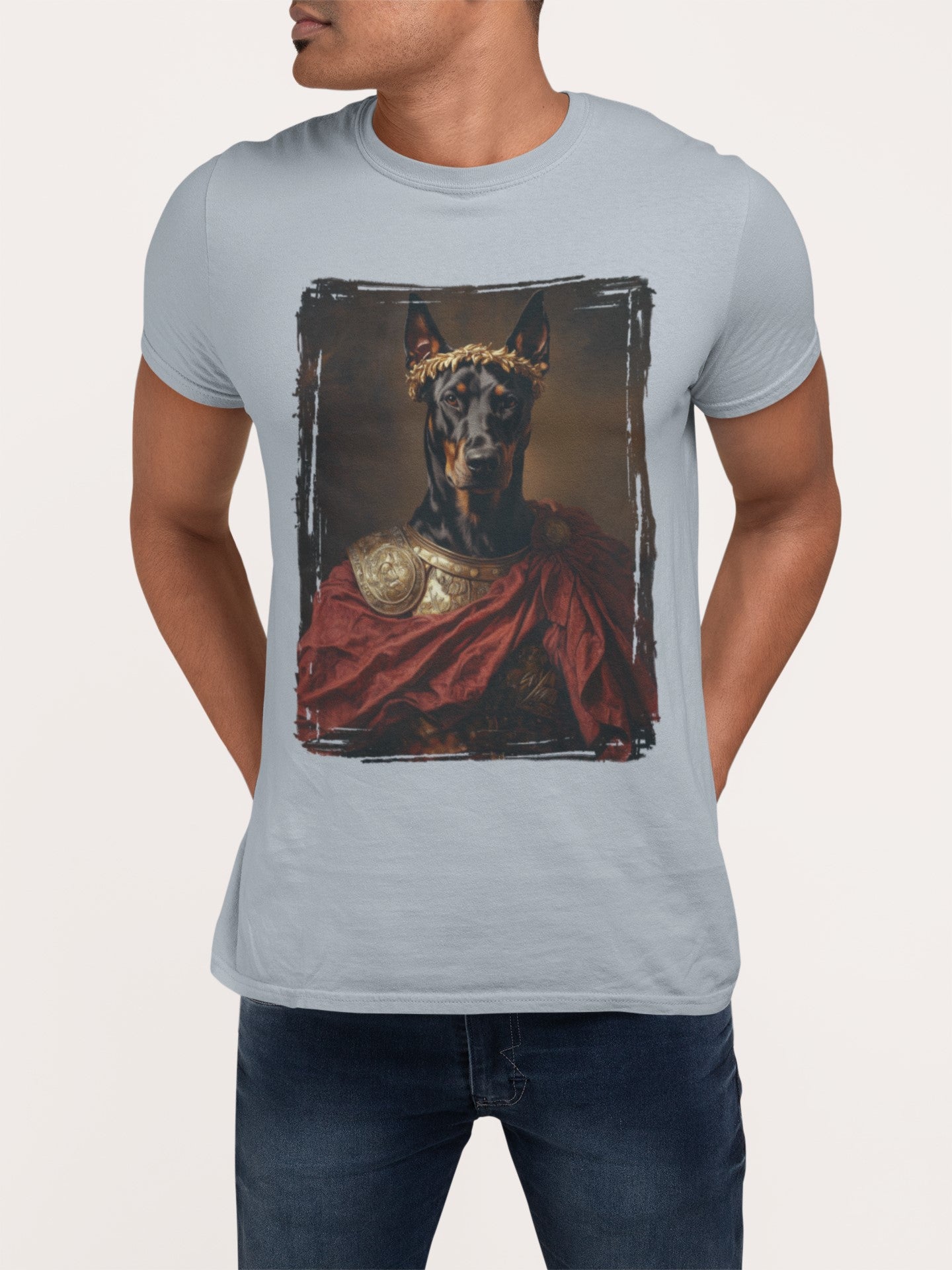 Doberman Pinscher Roman Emperor Graphic Tee