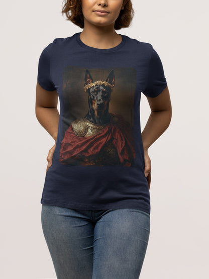 Doberman Pinscher Roman Emperor Graphic Tee