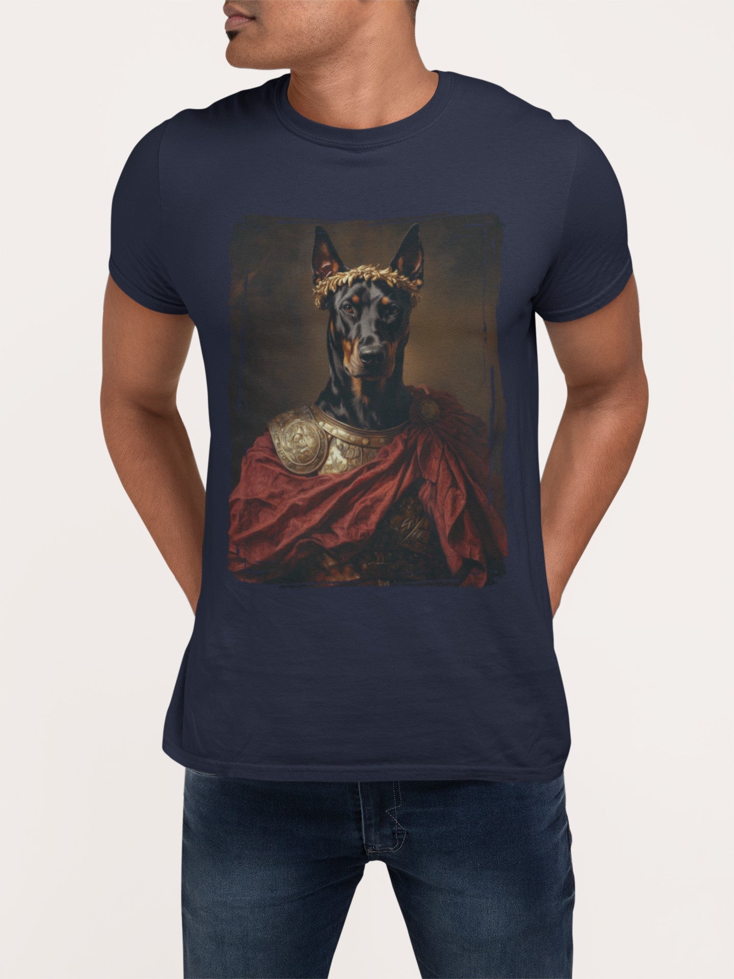 Doberman Pinscher Roman Emperor Graphic Tee