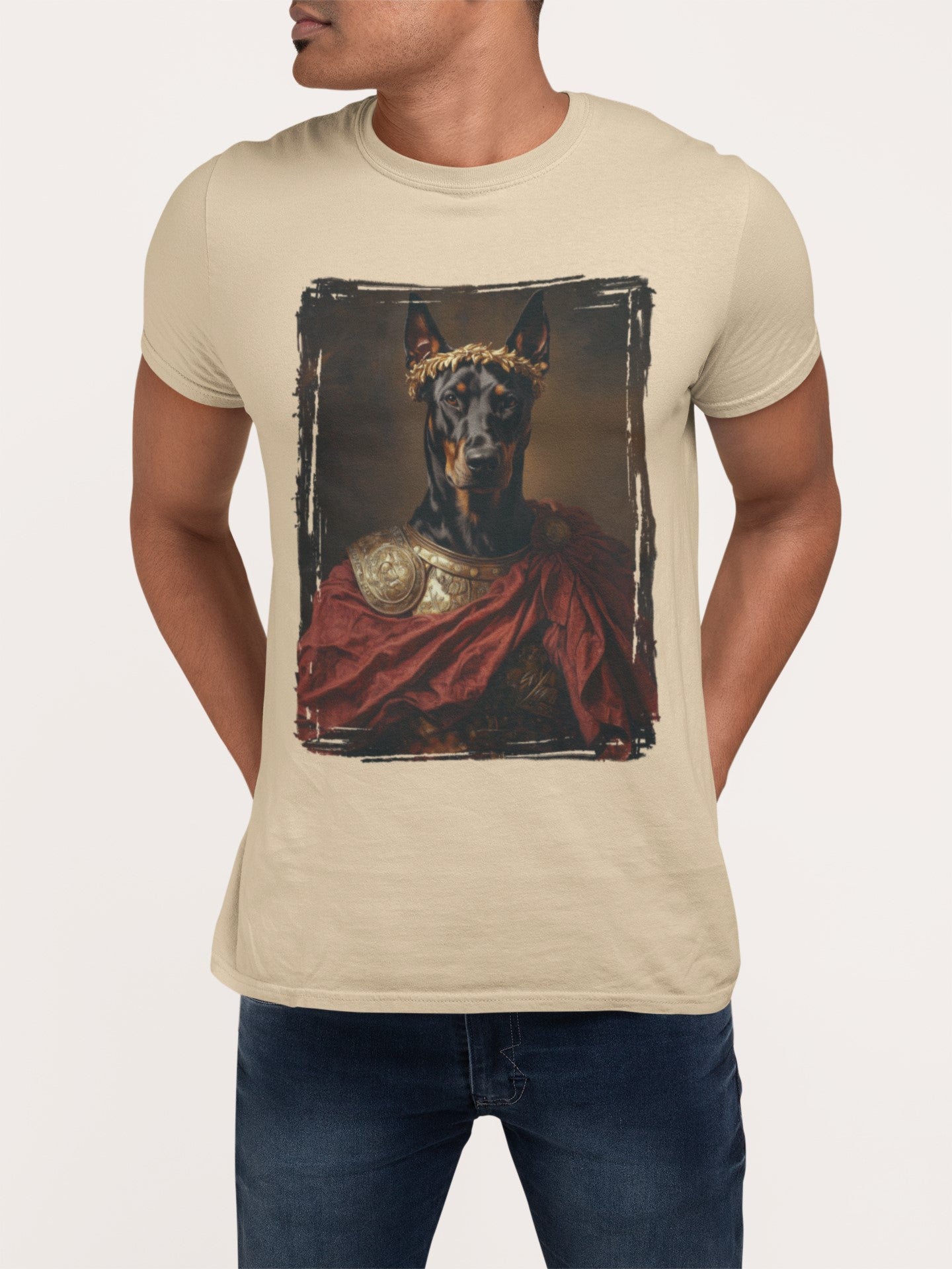 Doberman Pinscher Roman Emperor Graphic Tee