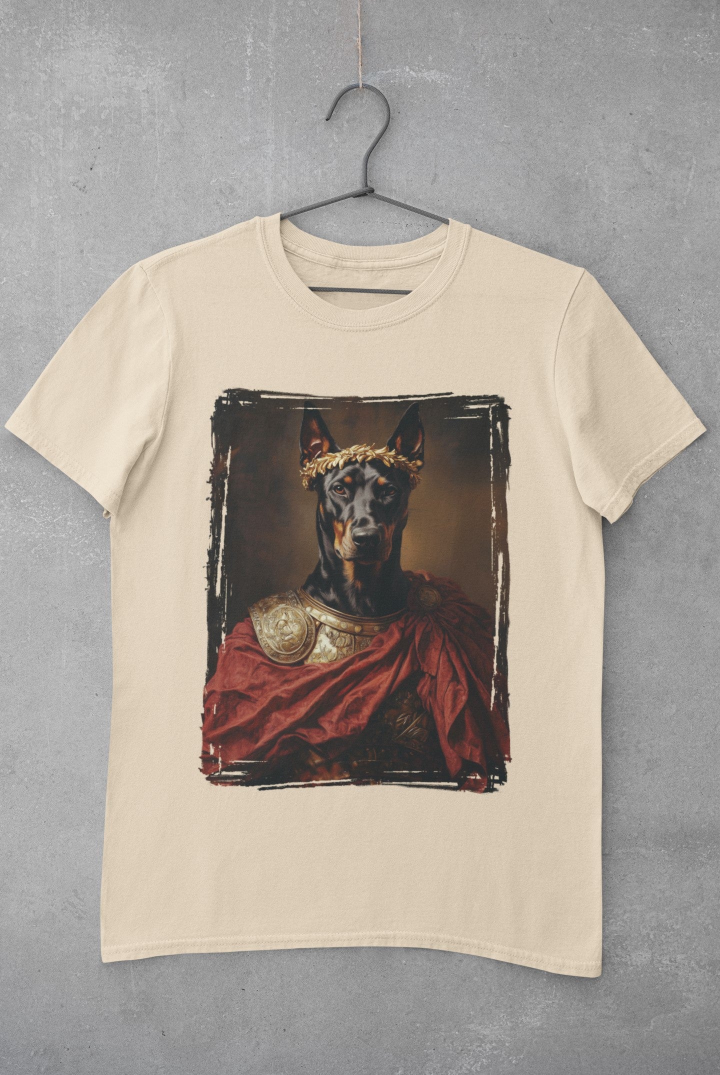 Doberman Pinscher Roman Emperor Graphic Tee