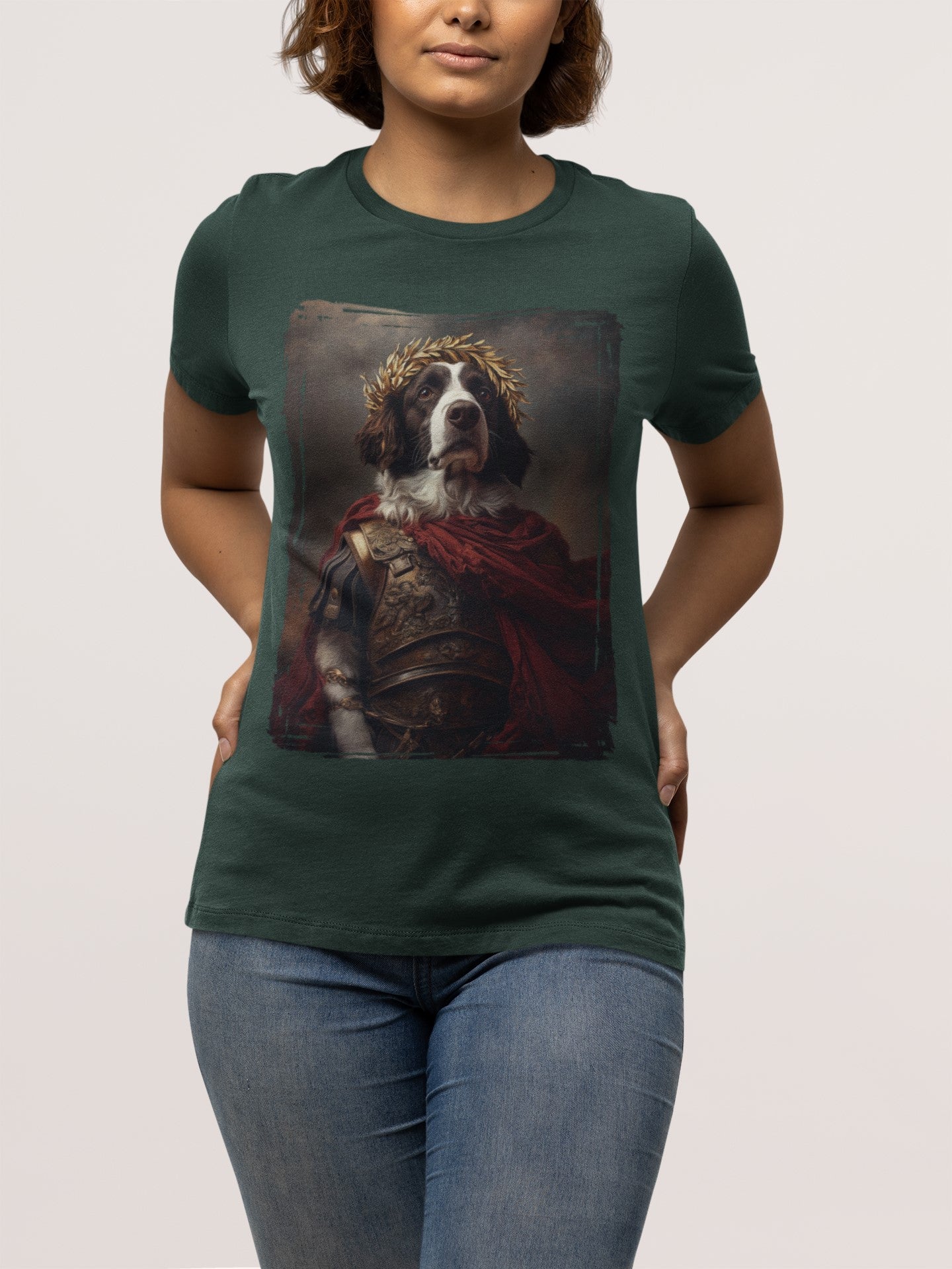 English Springer Spaniel Roman Emperor Graphic Tee