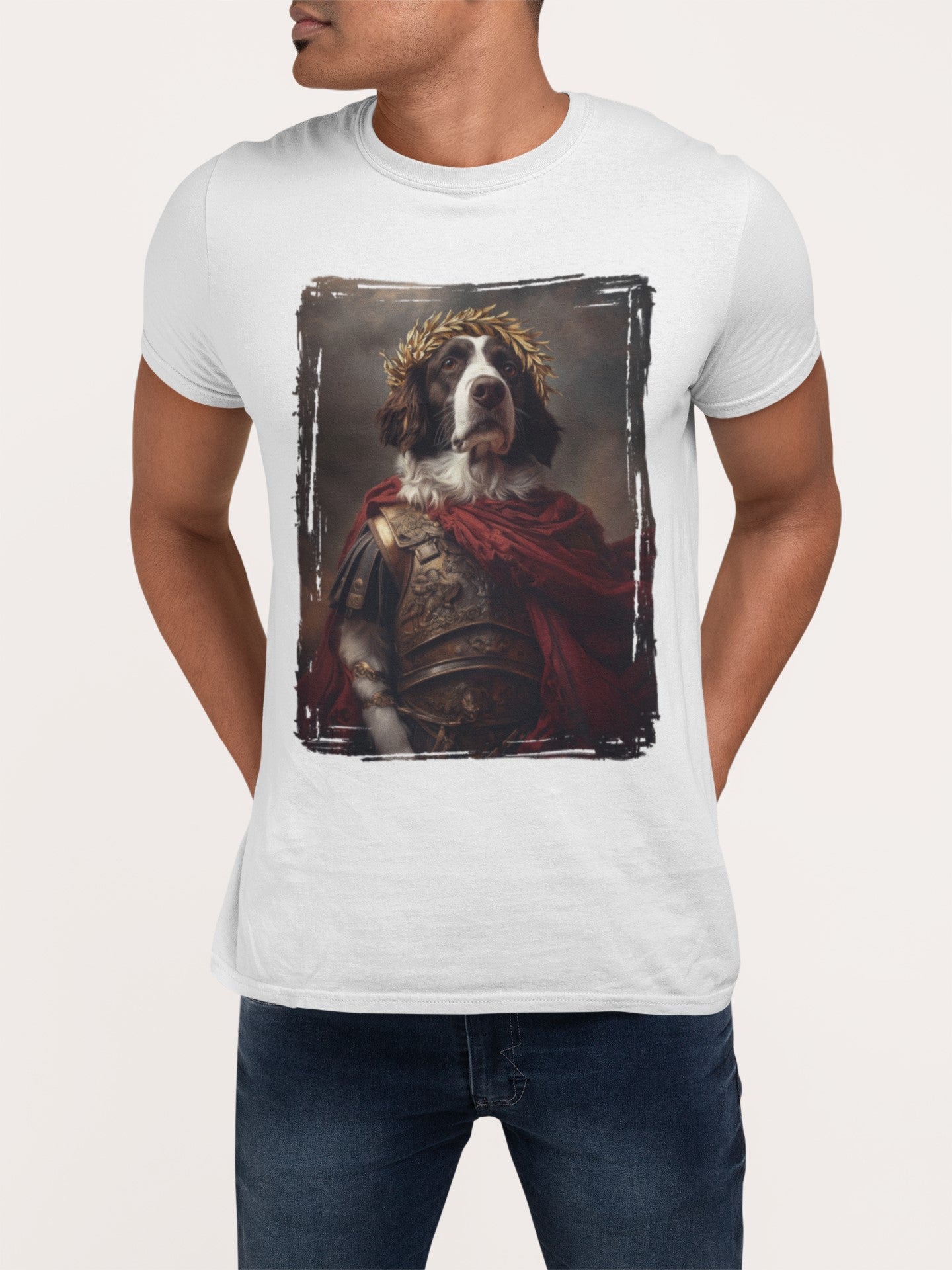 English Springer Spaniel Roman Emperor Graphic Tee