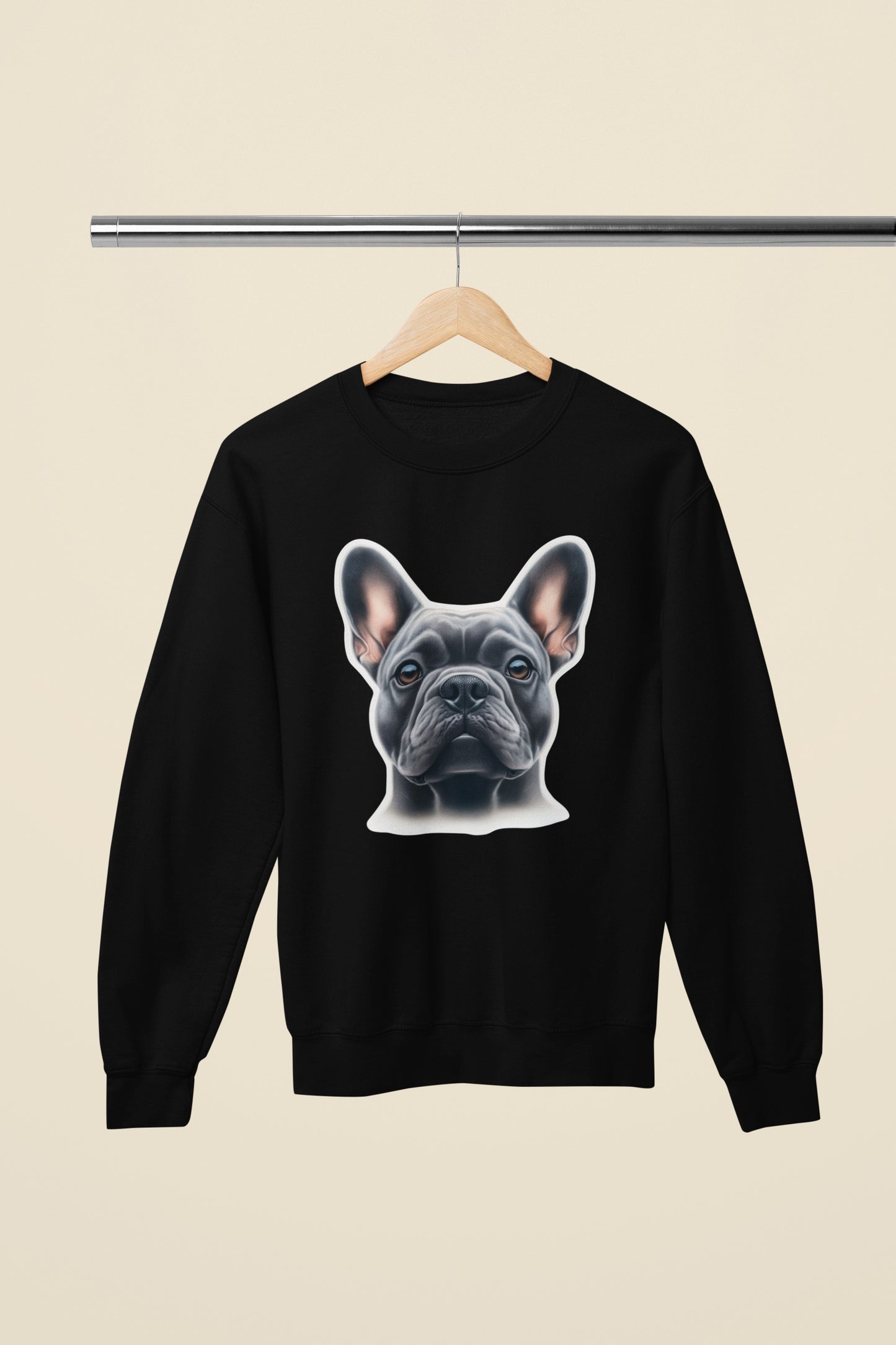 French Bulldog Blue Crewneck Sweatshirt