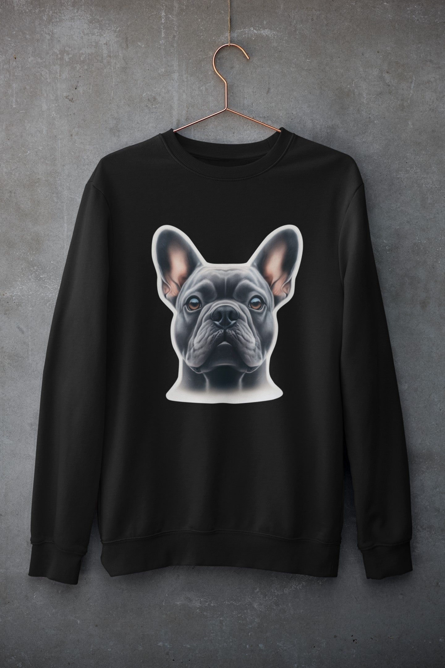 French Bulldog Blue Crewneck Sweatshirt