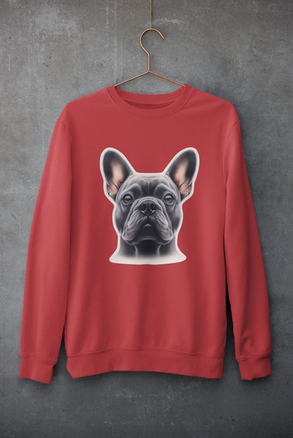 French Bulldog Blue Crewneck Sweatshirt