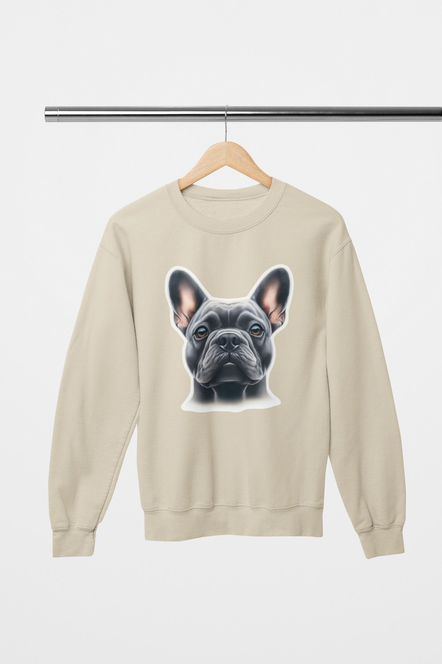 French Bulldog Blue Crewneck Sweatshirt