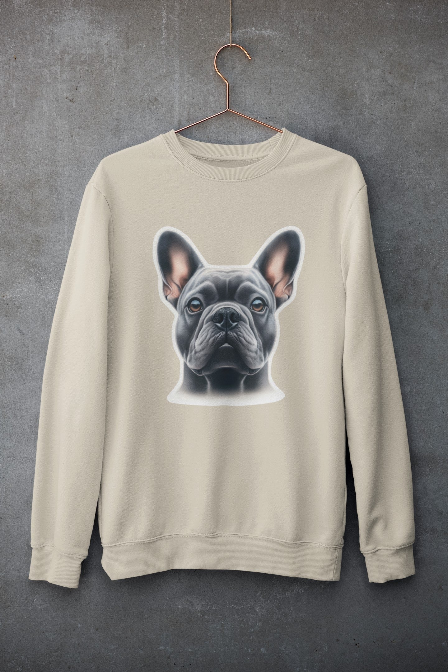 French Bulldog Blue Crewneck Sweatshirt