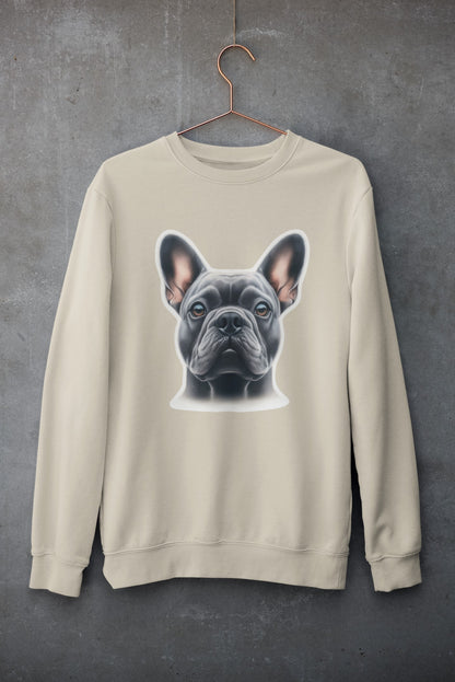 French Bulldog Blue Crewneck Sweatshirt