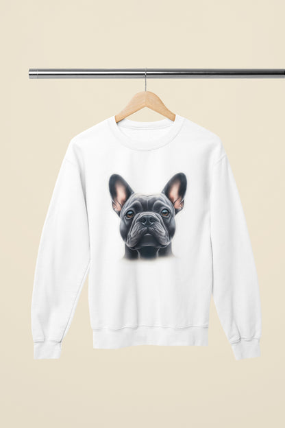 French Bulldog Blue Crewneck Sweatshirt