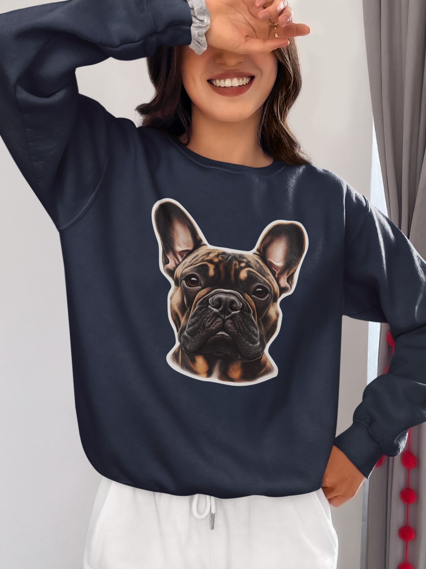 French Bulldog Brindle Crewneck Sweatshirt