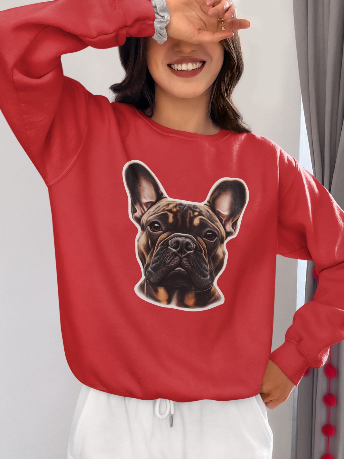 French Bulldog Brindle Crewneck Sweatshirt