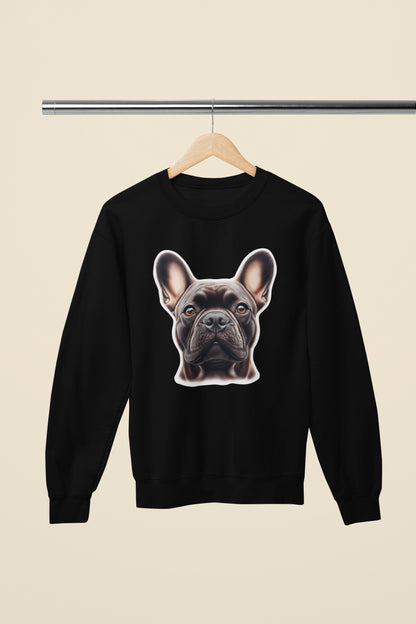 French Bulldog Chocolate Crewneck Sweatshirt