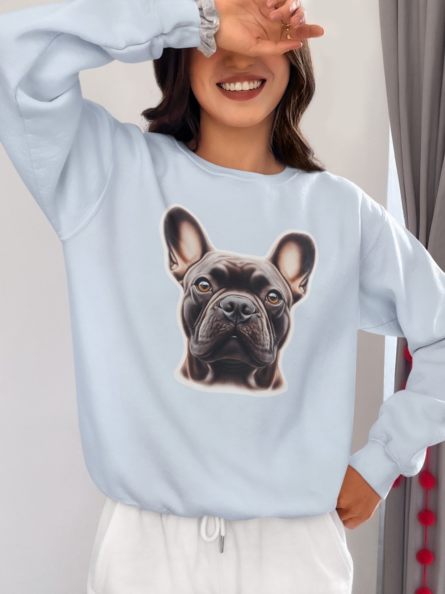 French Bulldog Chocolate Crewneck Sweatshirt