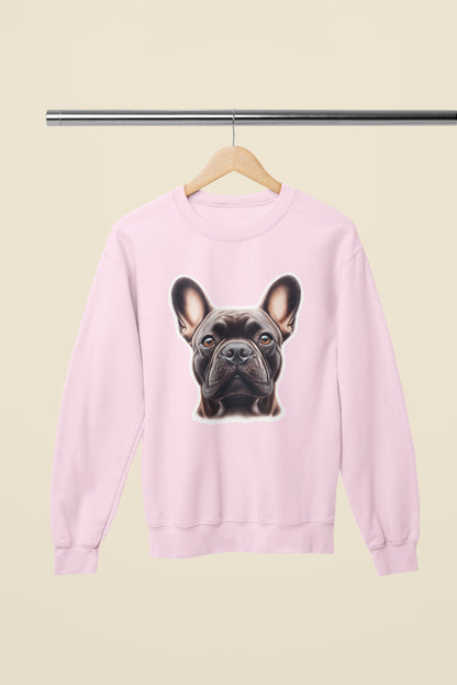 French Bulldog Chocolate Crewneck Sweatshirt