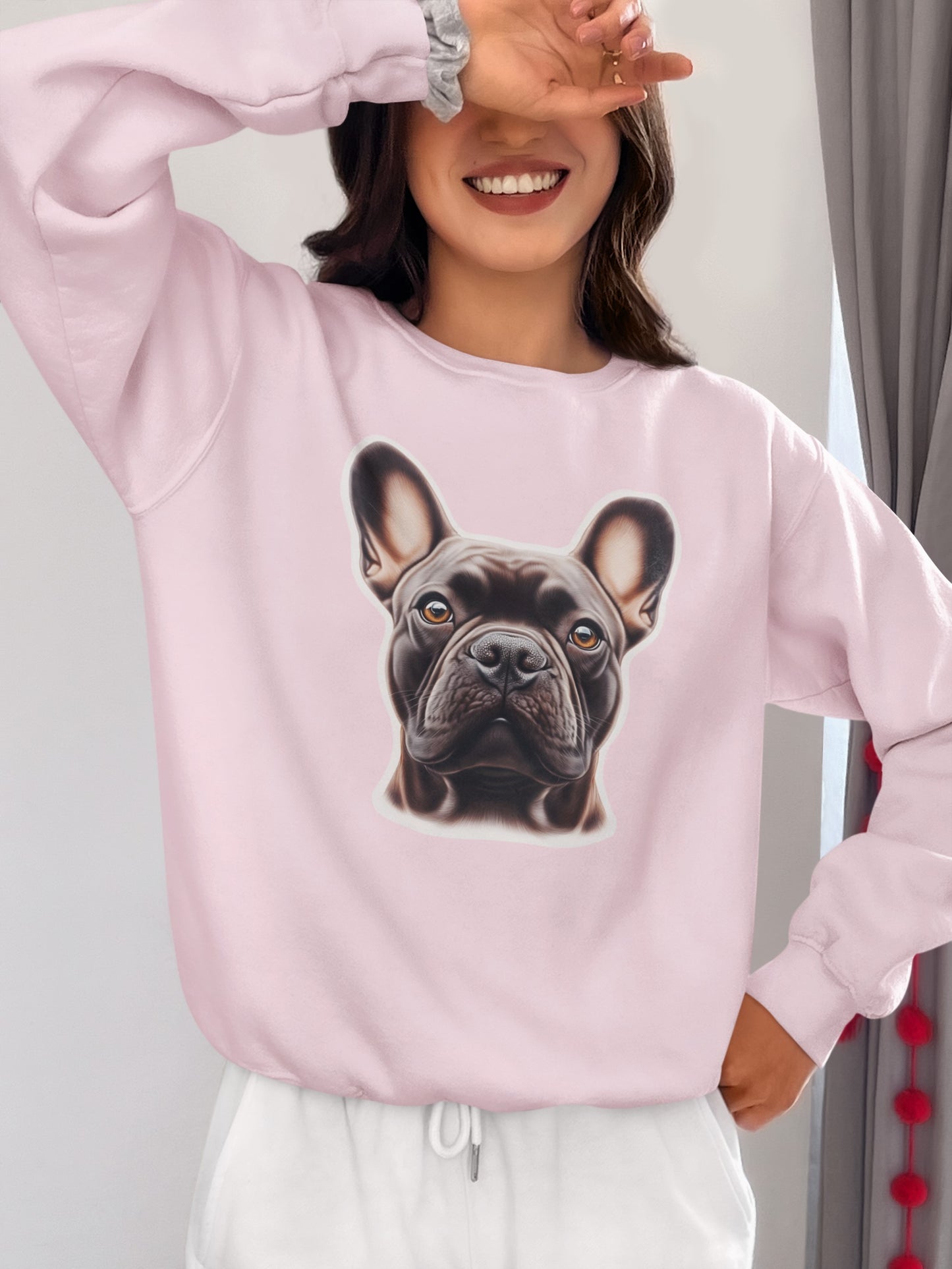 French Bulldog Chocolate Crewneck Sweatshirt