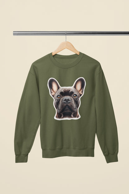 French Bulldog Chocolate Crewneck Sweatshirt