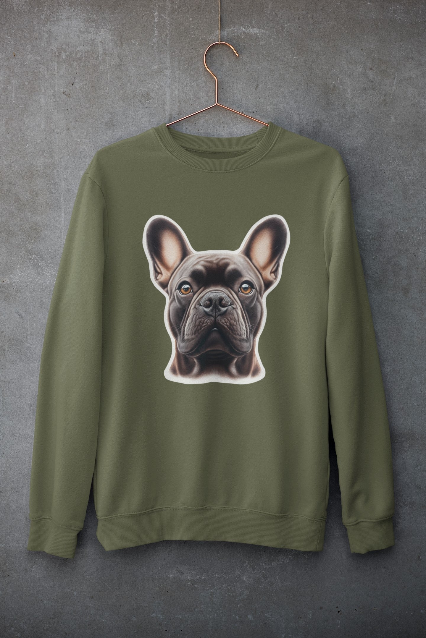 French Bulldog Chocolate Crewneck Sweatshirt