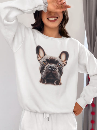 French Bulldog Chocolate Crewneck Sweatshirt