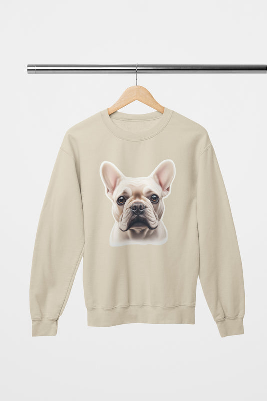 French Bulldog Cream Crewneck Sweatshirt