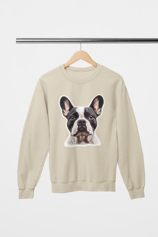 French Bulldog Pied Crewneck Sweatshirt