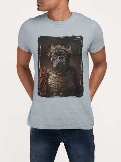 French Bulldog Roman Emperor Graphic Tee