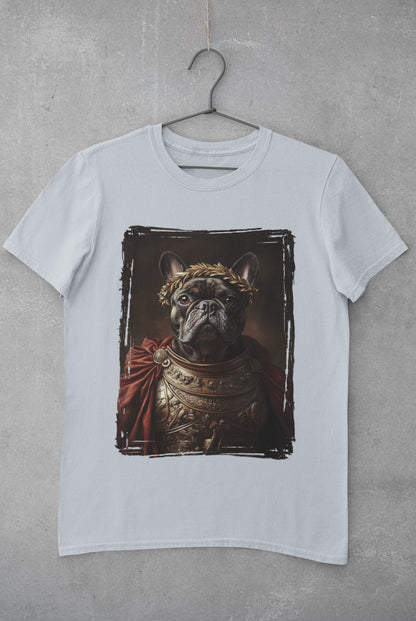 French Bulldog Roman Emperor Graphic Tee