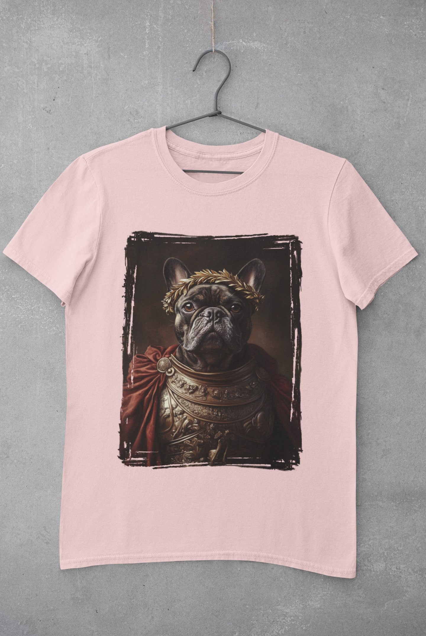 French Bulldog Roman Emperor Graphic Tee
