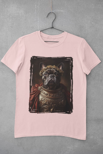 French Bulldog Roman Emperor Graphic Tee