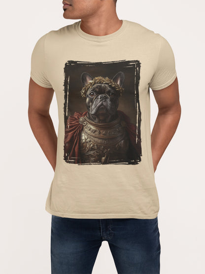 French Bulldog Roman Emperor Graphic Tee