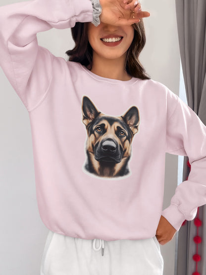 German Shepherd Black & Tan Crewneck Sweatshirt