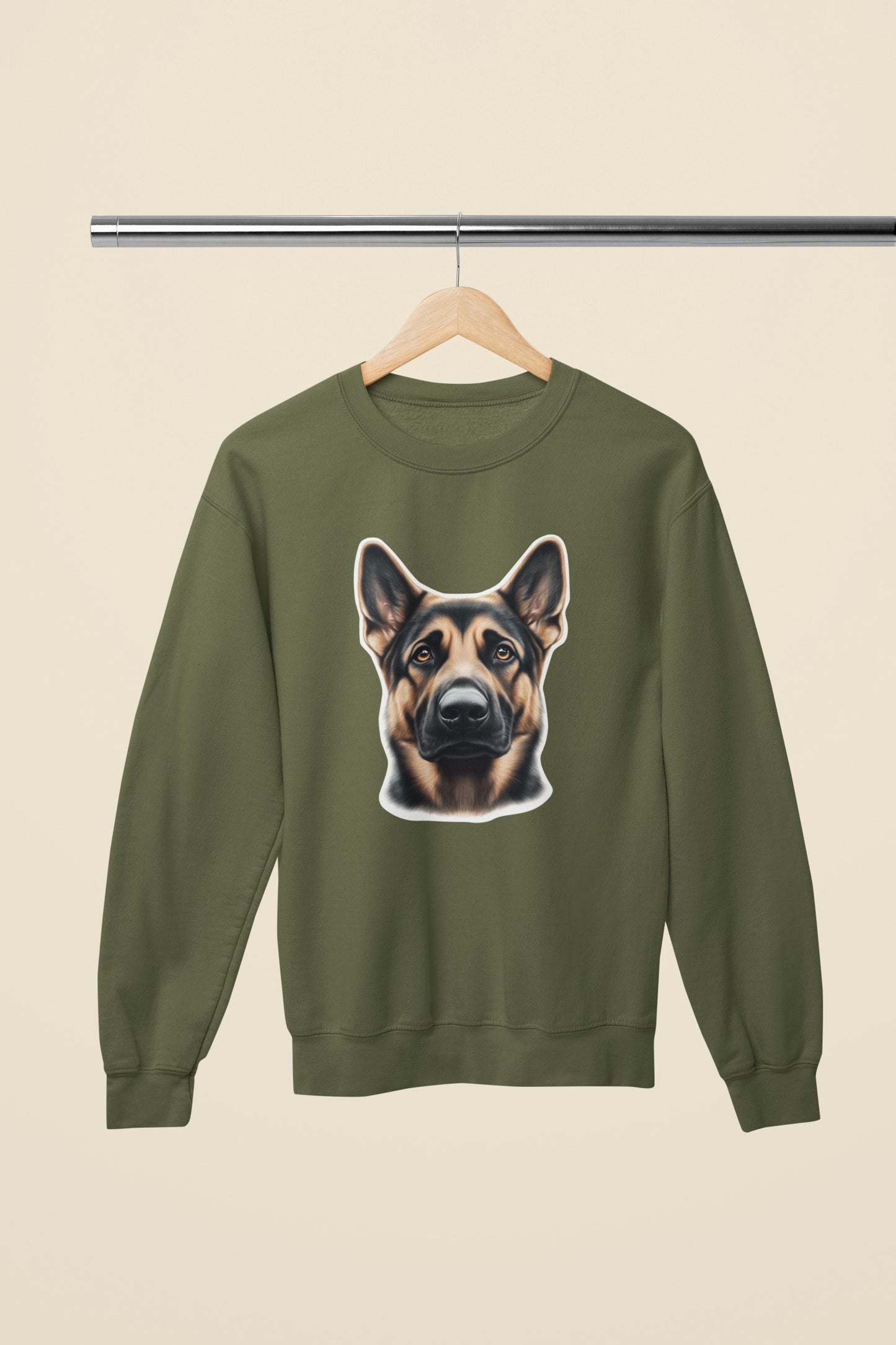 German Shepherd Black & Tan Crewneck Sweatshirt