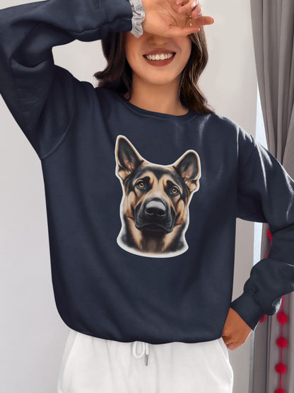 German Shepherd Black & Tan Crewneck Sweatshirt