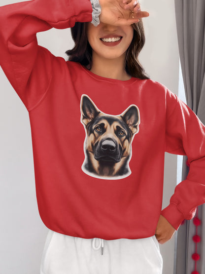 German Shepherd Black & Tan Crewneck Sweatshirt