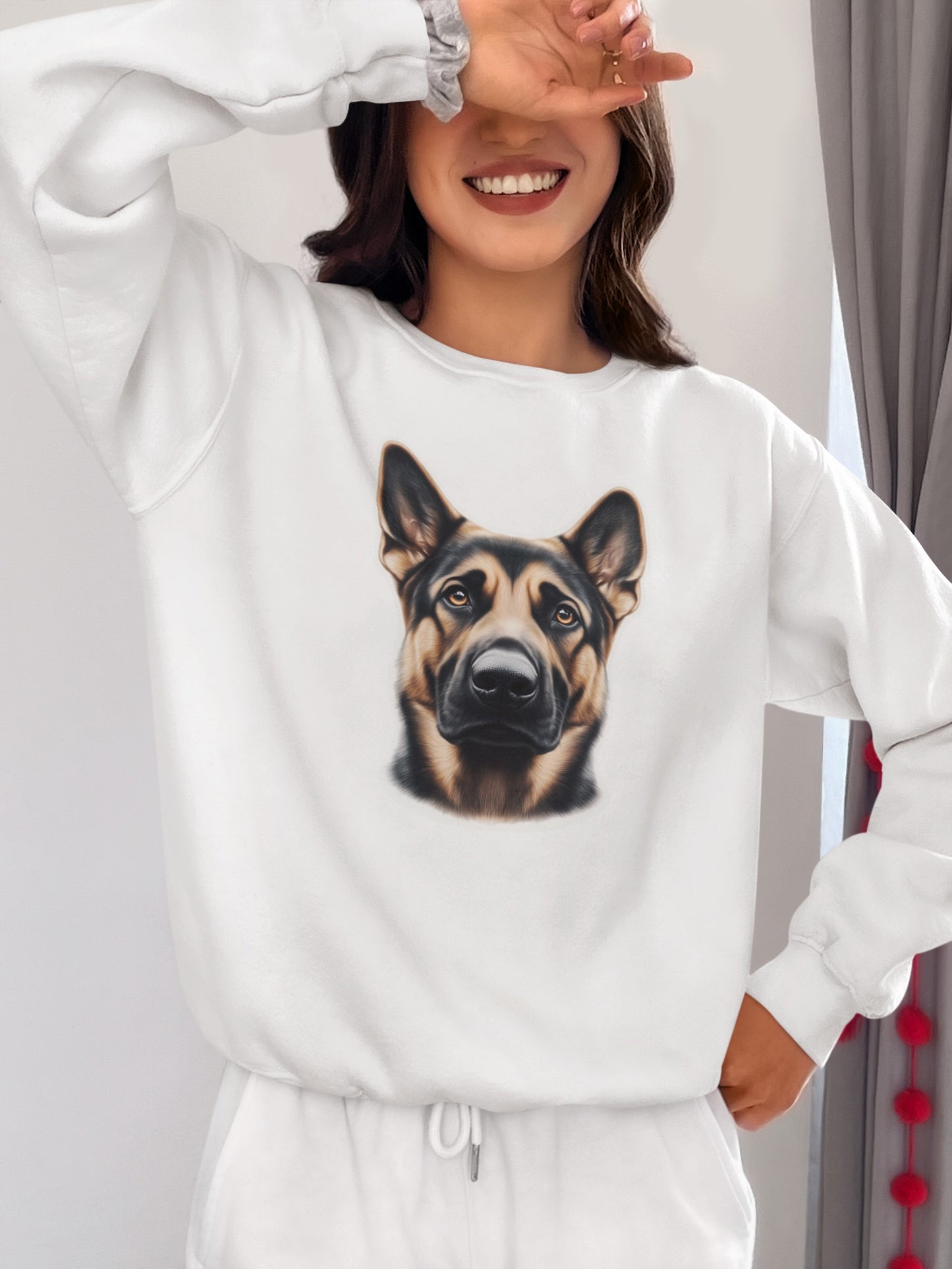 German Shepherd Black & Tan Crewneck Sweatshirt