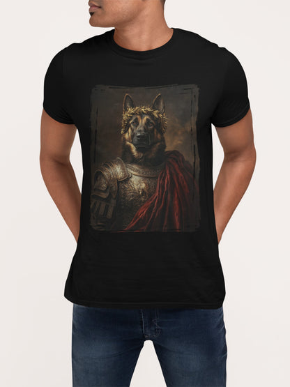 German Shepherd Roman Emperor Graphic Tee