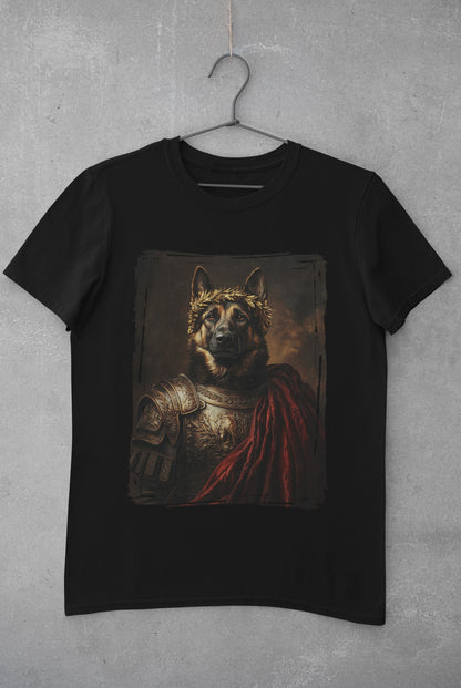 German Shepherd Roman Emperor Graphic Tee