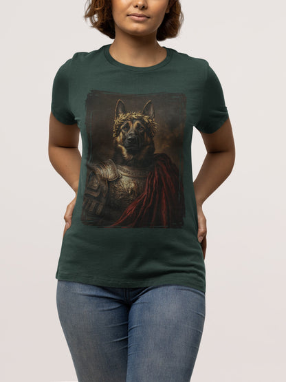 German Shepherd Roman Emperor Graphic Tee