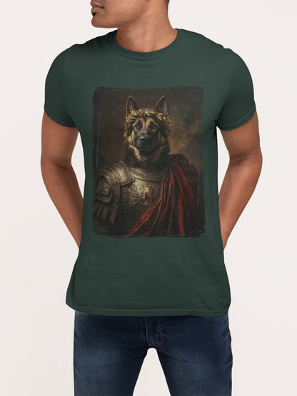 German Shepherd Roman Emperor Graphic Tee