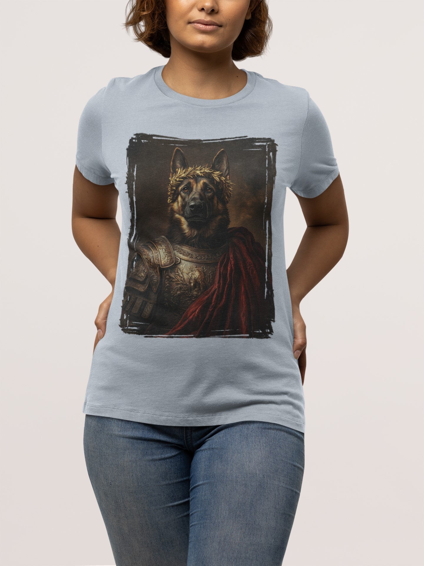 German Shepherd Roman Emperor Graphic Tee