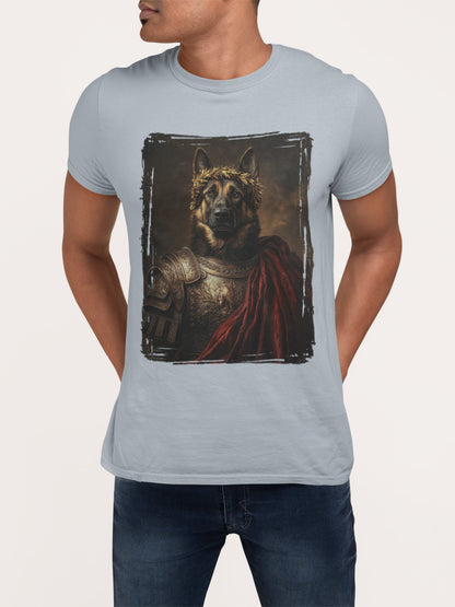 German Shepherd Roman Emperor Graphic Tee
