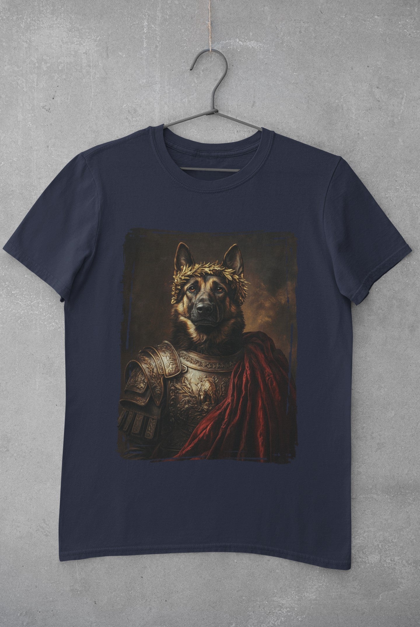 German Shepherd Roman Emperor Graphic Tee