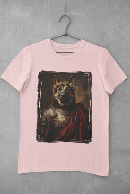German Shepherd Roman Emperor Graphic Tee