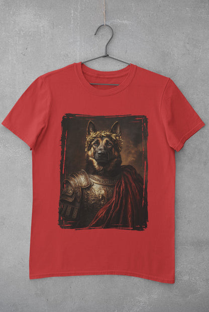 German Shepherd Roman Emperor Graphic Tee