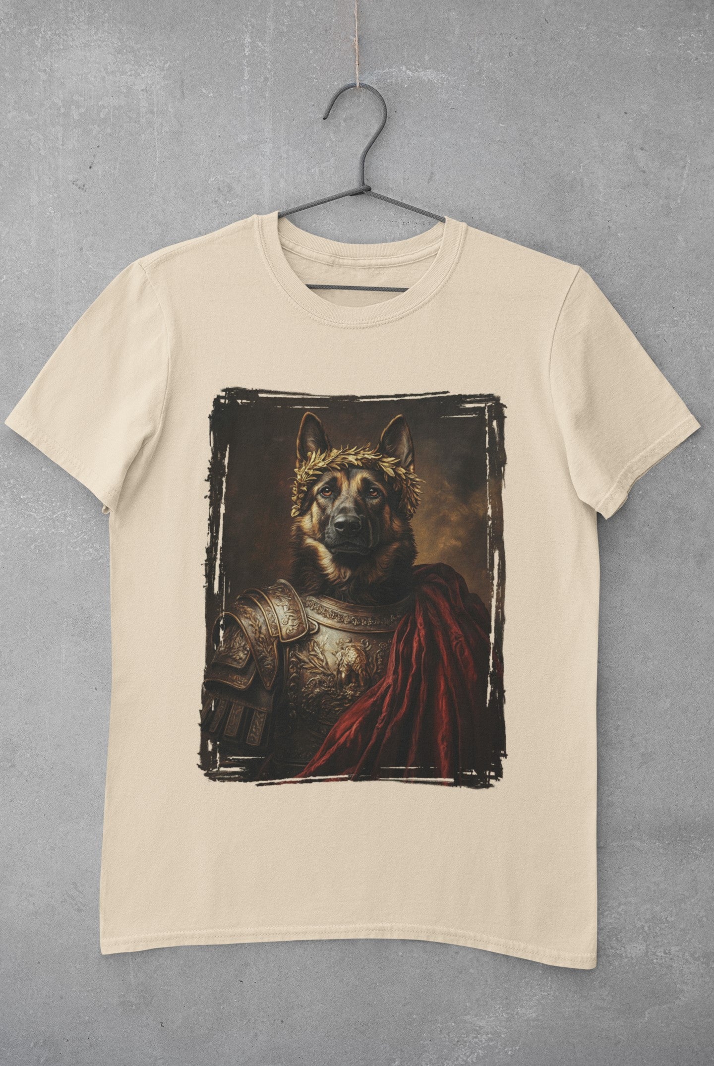 German Shepherd Roman Emperor Graphic Tee
