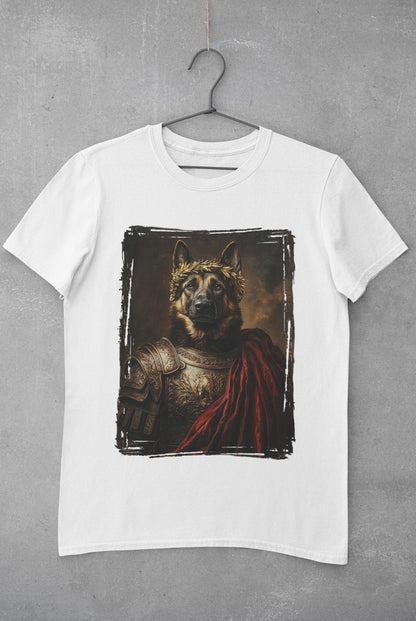 German Shepherd Roman Emperor Graphic Tee
